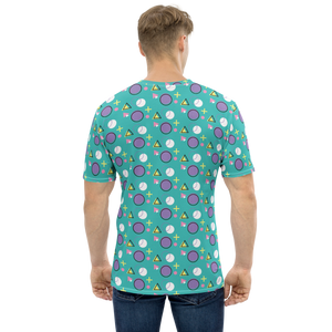 Memphis Colorful Pattern 01 All-Over Print Men's Crew Neck T-Shirt