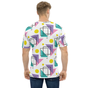 Memphis Colorful Pattern 02 All-Over Print Men's Crew Neck T-Shirt