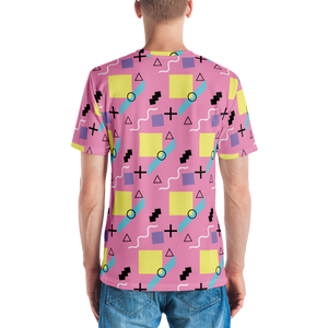 Memphis Colorful Pattern 04 All-Over Print Men's Crew Neck T-Shirt