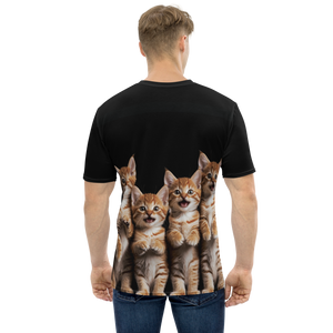 Four Cute Cats All-Over Print Men's T-Shirt