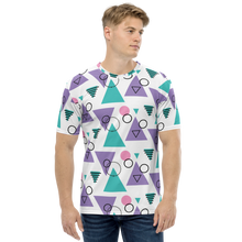 Memphis Colorful Pattern 03 All-Over Print Men's Crew Neck T-Shirt