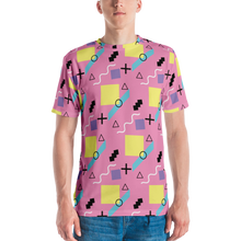 Memphis Colorful Pattern 04 All-Over Print Men's Crew Neck T-Shirt