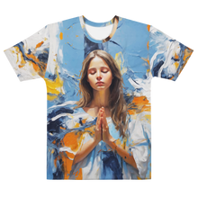 Pray & Forgive Oil Painting All-Over Print Men's Crew Neck T-Shirt