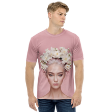 Pink Female Art All-Over Print Men's Crew Neck T-Shirt