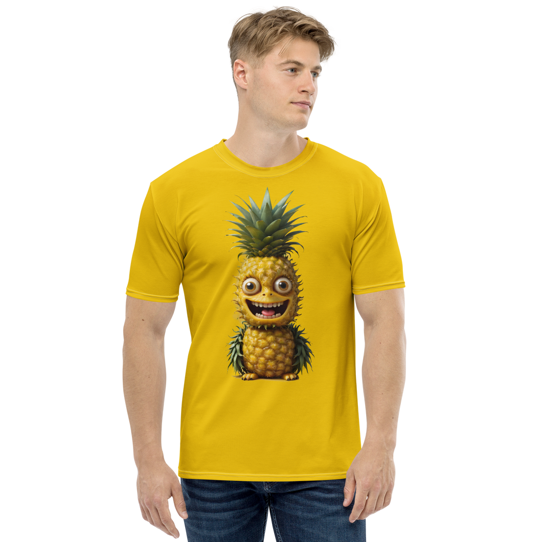 Unforgotable Funny Pineapple All-Over Print Men's Crew Neck T-Shirt