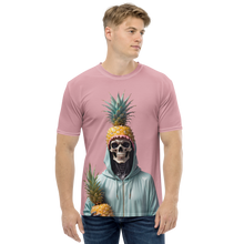 Skull Pineapple All-Over Print Men's Crew Neck T-Shirt