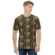 Astronout in the Forest All-Over Print Men's Crew Neck T-Shirt