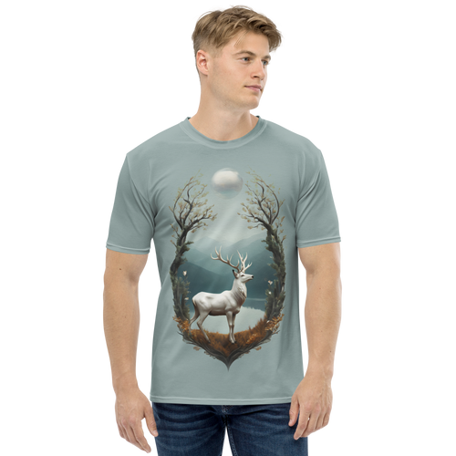 Deer By The Lake All-Over Print Men's T-Shirt