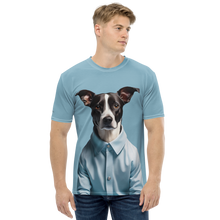 Sad Dog Blue All-Over Print Men's T-Shirt