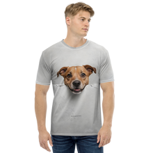 Smile Dog Peep All-Over Print Men's T-Shirt