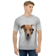 Funny Sad Dog Peep All-Over Print Men's T-Shirt