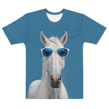 Cool Blue Horse All-Over Print Men's T-Shirt