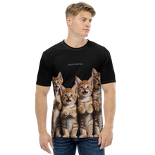 Four Cute Cats All-Over Print Men's T-Shirt