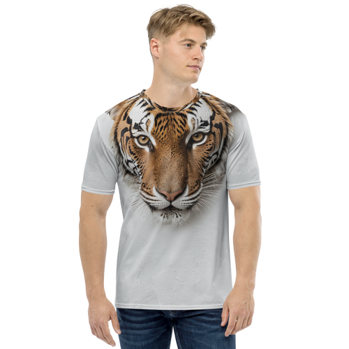 Silent Tiger Head All-Over Print Men's T-Shirt