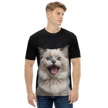 Angry Ragdoll Kitten All-Over Print Men's T-Shirt