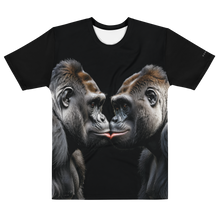 Gorilla Kissing All-Over Print Men's T-Shirt