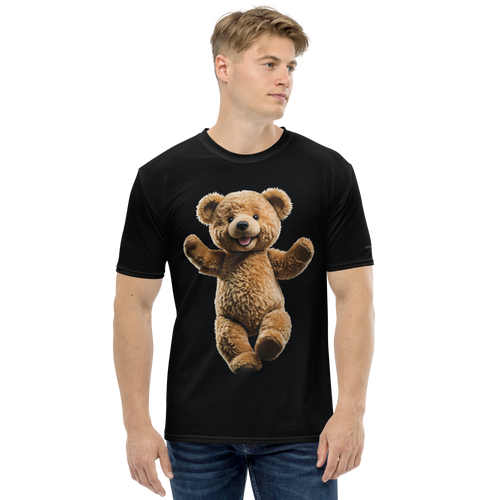 Happy Teddy Bear All-Over Print Men's T-Shirt