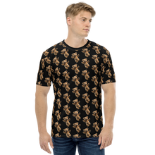 Happy Teddy Bear Pattern All-Over Print Men's T-Shirt