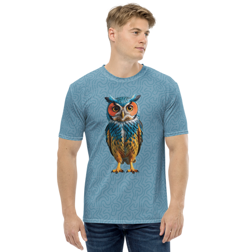 Blue Owl All-Over Print Men's T-Shirt