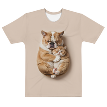 Cute Baby Cat and Dog Sleep All-Over Print Men's T-Shirt