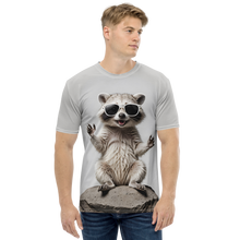 Hello Racoon All-Over Print Men's T-Shirt