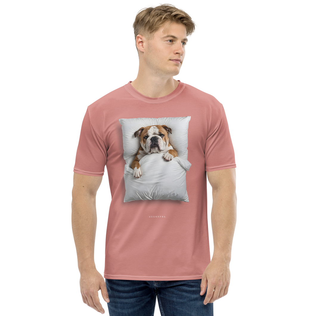 Sleeping Bulldog All-Over Print Men's T-Shirt