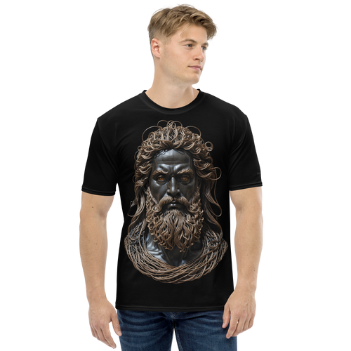 Zeus Copper Wire Sculpture All-Over Print Men's T-Shirt