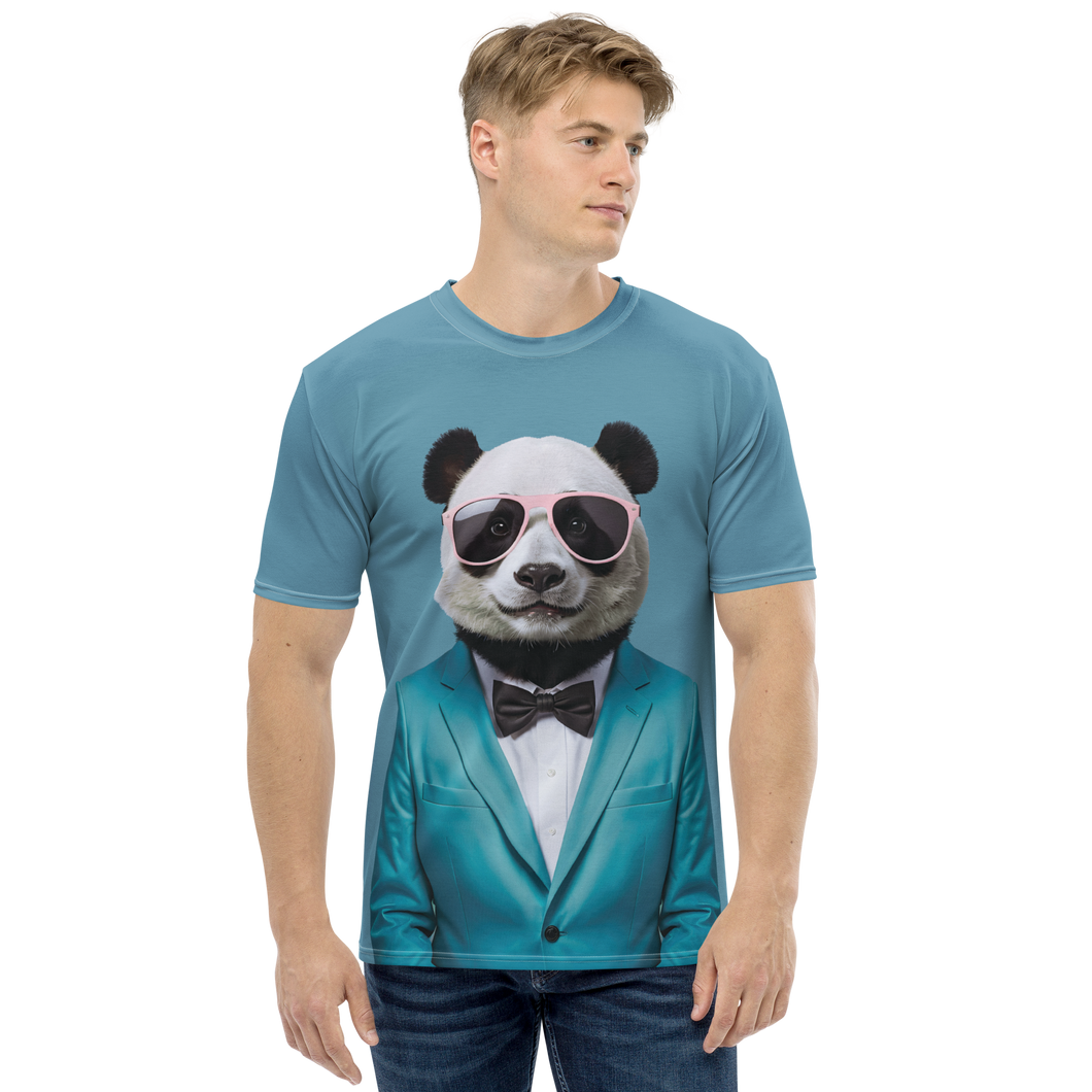 Funky Panda All-Over Print Men's T-Shirt