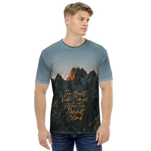 The Best View Comes All-Over Print Men's T-Shirt