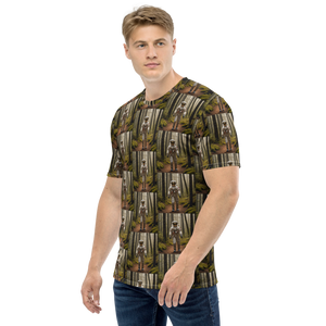 Astronout in the Forest All-Over Print Men's Crew Neck T-Shirt