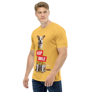 Good Boy Yellow All-Over Print Men's T-Shirt