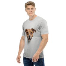 Smile Dog Peep All-Over Print Men's T-Shirt