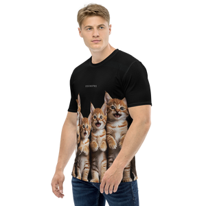 Four Cute Cats All-Over Print Men's T-Shirt