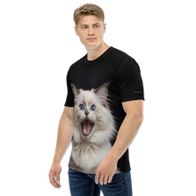 Angry Ragdoll Kitten All-Over Print Men's T-Shirt