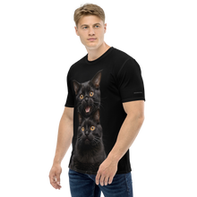 Two Black Cats Follows All-Over Print Men's T-Shirt