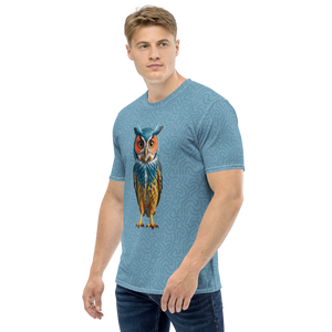 Blue Owl All-Over Print Men's T-Shirt