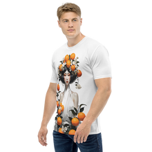 Oriental Lady with Orange Fruits All-Over Print Men's T-Shirt