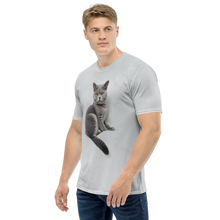 Relaxing British Shorthair Cat All-Over Print Men's T-Shirt