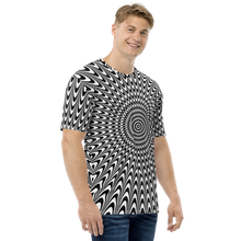 Vertigo Optical Illusion Background All-Over Print Men's Crew Neck T-Shirt