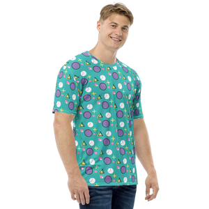 Memphis Colorful Pattern 01 All-Over Print Men's Crew Neck T-Shirt