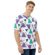 Memphis Colorful Pattern 03 All-Over Print Men's Crew Neck T-Shirt