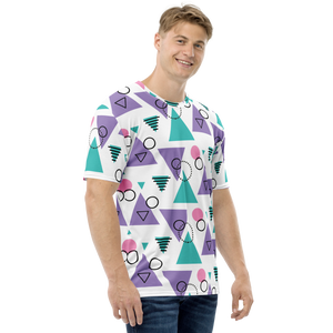 Memphis Colorful Pattern 03 All-Over Print Men's Crew Neck T-Shirt