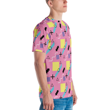 Memphis Colorful Pattern 04 All-Over Print Men's Crew Neck T-Shirt