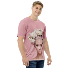 Pink Female Art All-Over Print Men's Crew Neck T-Shirt