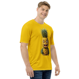 Unforgotable Funny Pineapple All-Over Print Men's Crew Neck T-Shirt