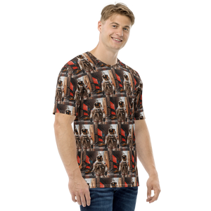 Astronout in the City All-Over Print Men's Crew Neck T-Shirt