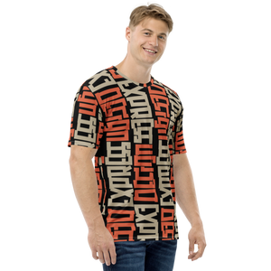 Design Express Typography Pattern All-Over Print Men's Crew Neck T-Shirt