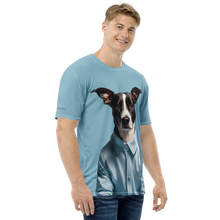 Sad Dog Blue All-Over Print Men's T-Shirt