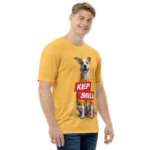 Good Boy Yellow All-Over Print Men's T-Shirt