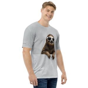 Cool Smiling Sloth All-Over Print Men's T-Shirt